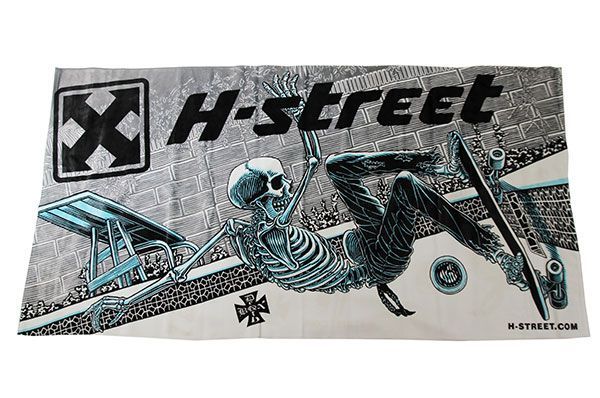H-Street エイチストリート ビーチタオル バスタオル Deathbox Hackett Slash Beach Towel - 60 x 30 スケボー SKATE SK8 スケートボード