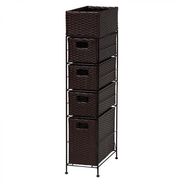 萩原(Hagihara) RAN-2408DBR チェスト 新生活 インテリア 家具おしゃれ