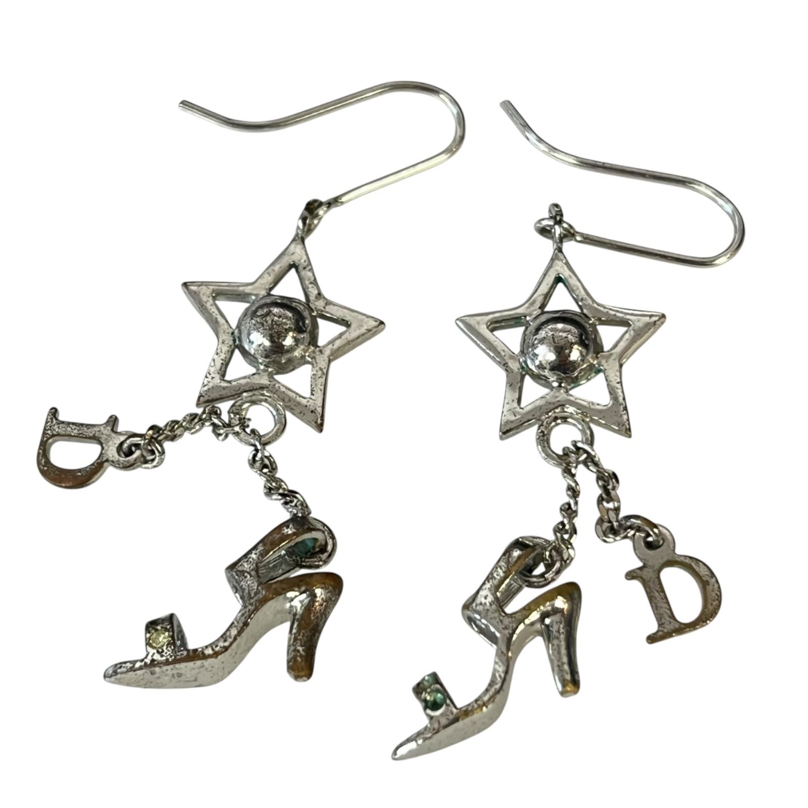 美品　DIOR ディオール　パールと星チャーム　ピアス ✨美品✨ Dior ディオール スター＆パール チャーム ピアス