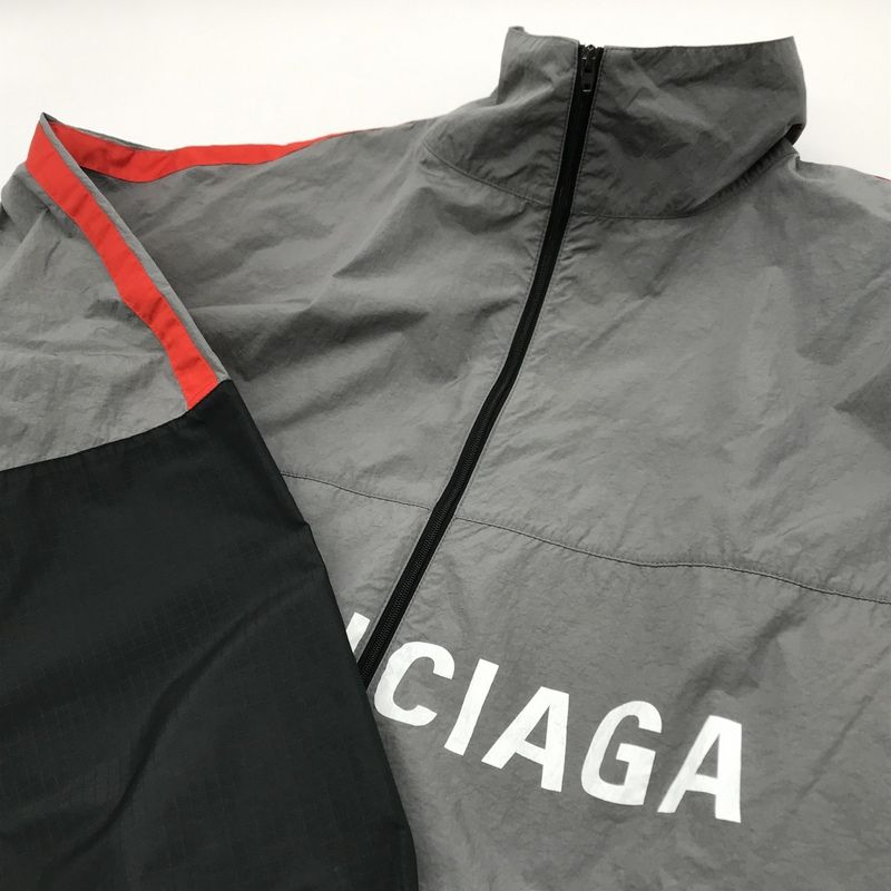 BALENCIAGA ウールトラックジャケット サイズ46 BALENCIAGA バレンシアガ トラックジャケット UP57 2017 00191