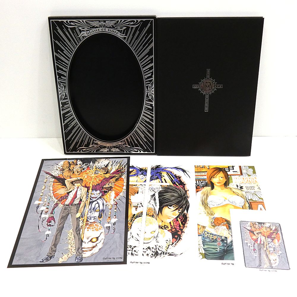 Blanc et noir : 小畑健画集 初版 ポストカードつき 小牧店】小畑健画集「blanc et noir」 初版 特典ポストカード付 【I209