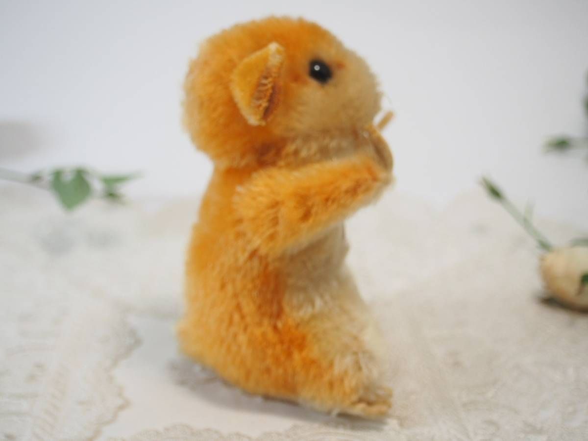 送料無料☆シュタイフ☆Goldy Hamster 14cm オールID's完品
