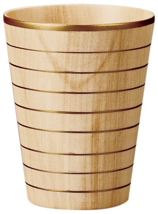 『山中漆器 』しっとりカップ ST ナチュラル金線 大 FB9-8