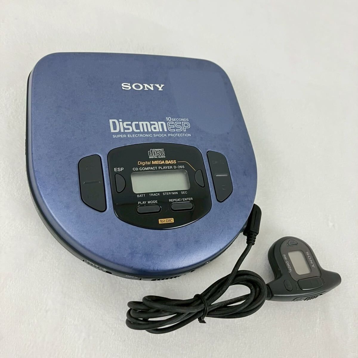 SONY ポータブルCDプレーヤー D-265