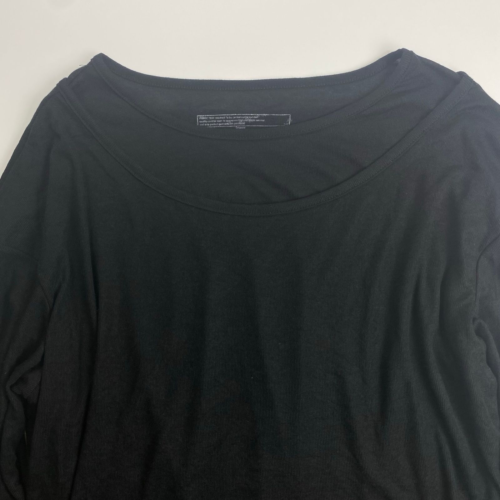 タグ付】 NO/FAITH STUDIOS / DOUBLE LAYERED LONG SLEEVE