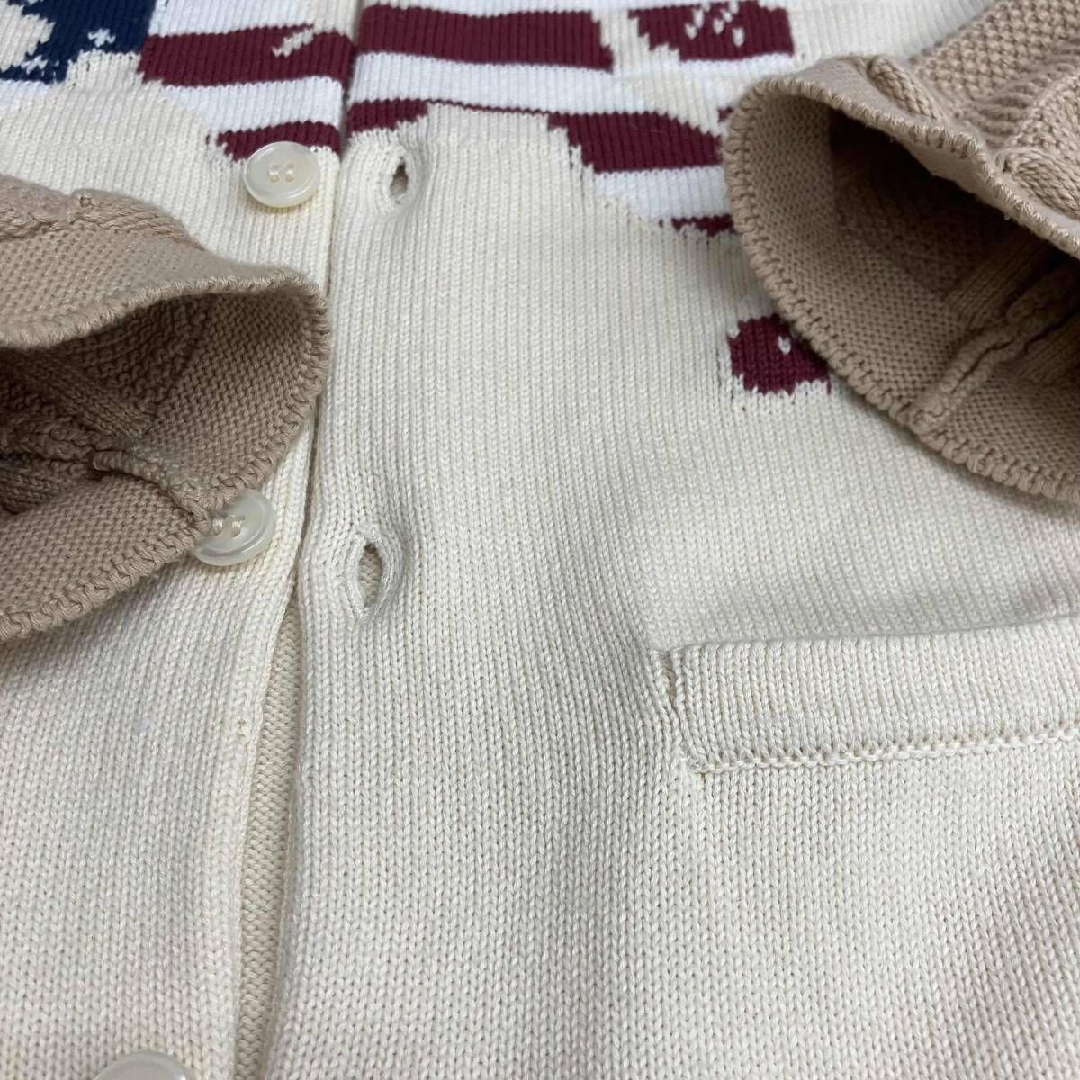 FAKE AS FLOWERS フェイクアスフラワーズ ANGEL RAGLAN KNIT CARDIGAN 
