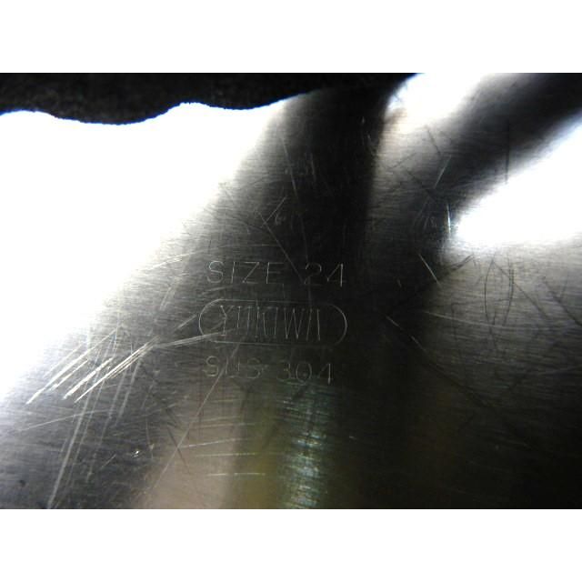  1 セット 深型 角 キッチンポット 18-8 ステンレス ユキワ24 cm 21 ふた付 蓋 角ポット 角型 三宝産業 UK その他 調理器具