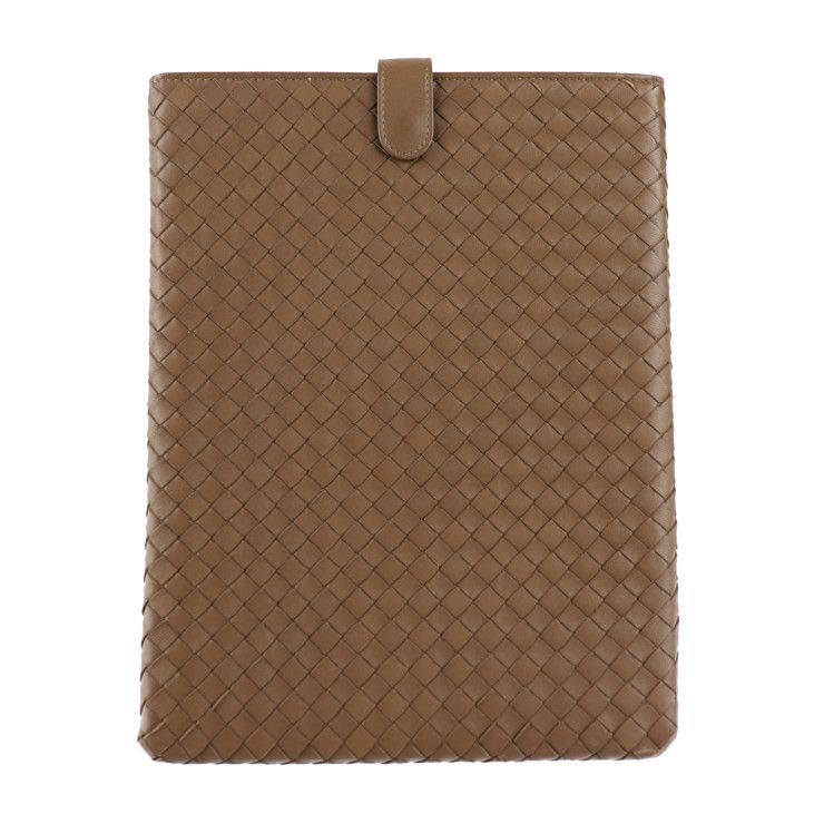 【美品】 ボッテガヴェネタ ケース イントレチャート ダークブラウン p359_9.jpg