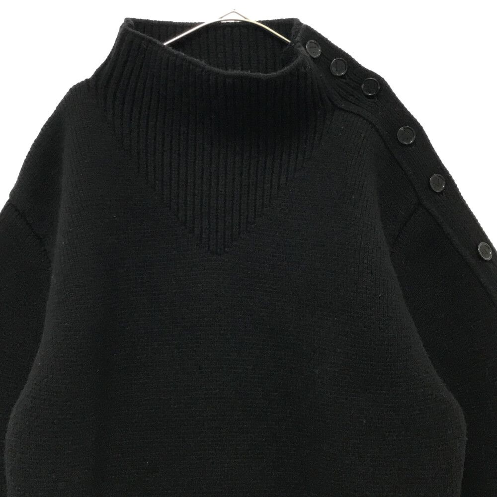 BOTTEGA VENETA (ボッテガヴェネタ) Mock Neck Side Button Knit