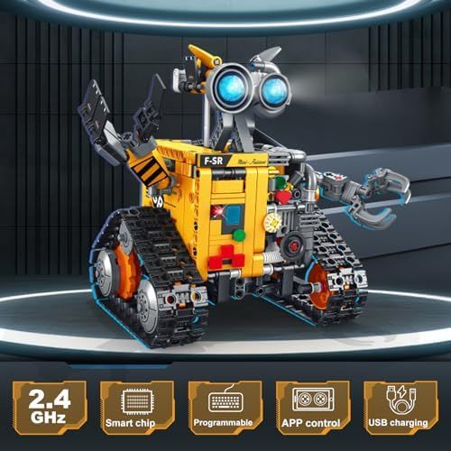 リモコン-アプリ制御組み立てセット RCウォールロボット|エンジニアロボット|メカトラックおもちゃ