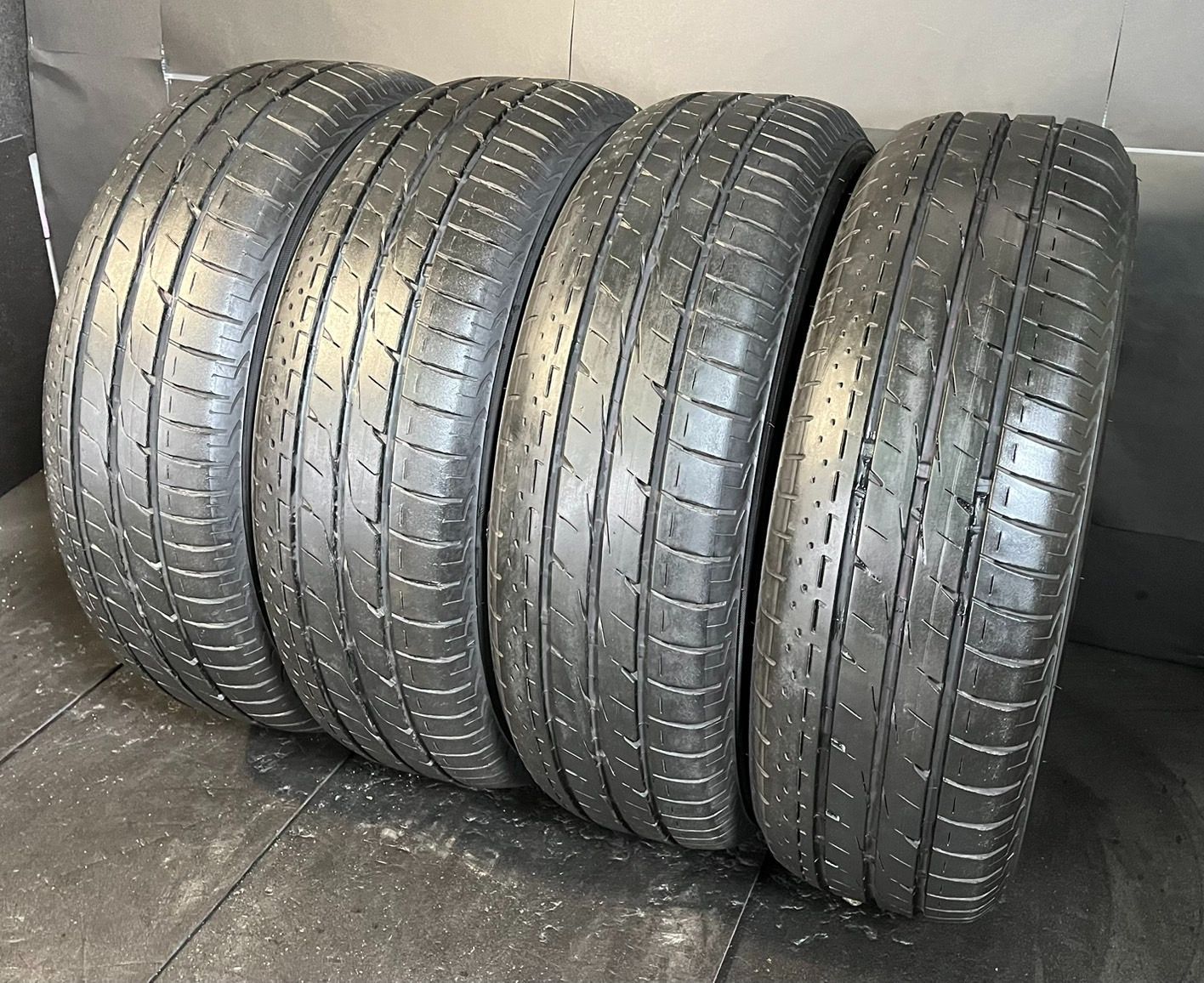 2025 製 約8～9分山 ブリヂストン BRIDGESTONE LUFT RVⅡ 195 65R15 4本 h_331