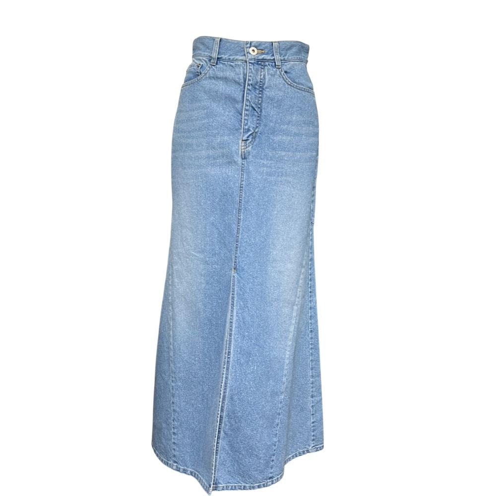 LE CIEL BLEU ルシェルブルー ロングスカート 25A67307 デニム ブルー