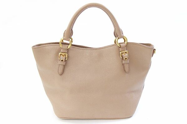 miumiu MADRAS マドラスレザー 2WAY ハンドバッグ ミュウミュウ 2WAYハンドバッグ マドラス レザー - メルカリ