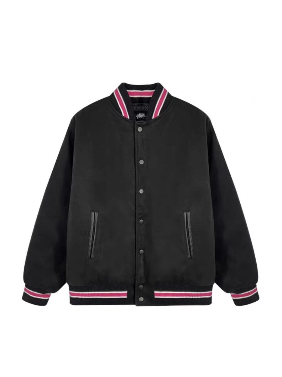 Stussy S Talk Melton Varsity Jacket 新品 - メルカリ