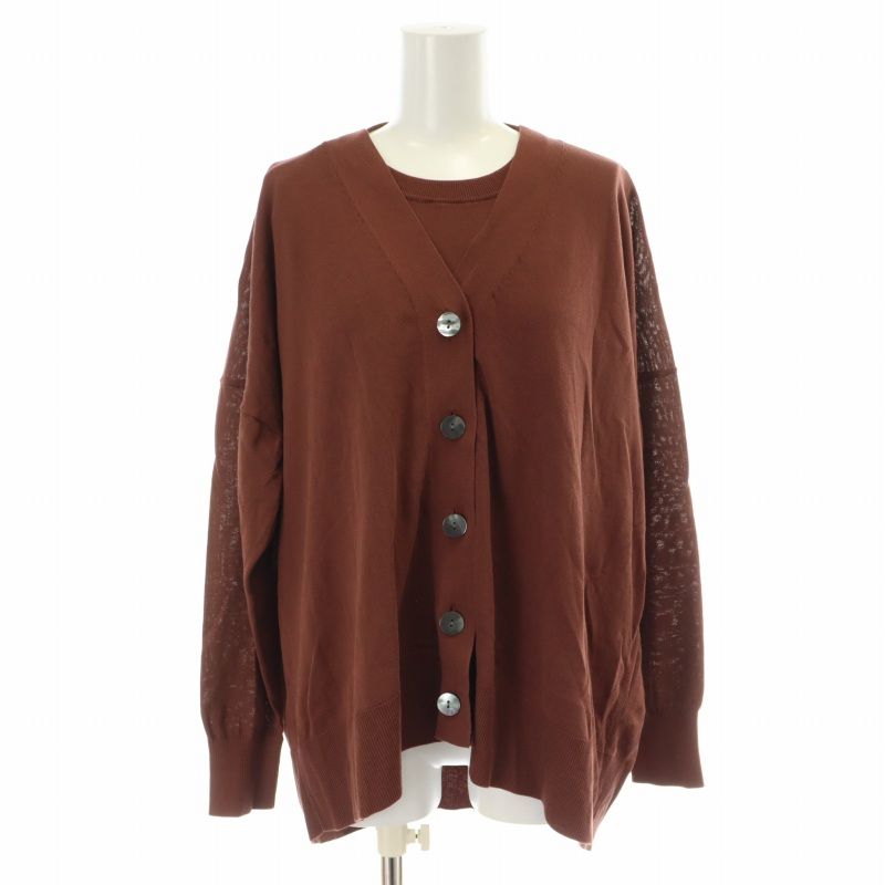 スピック&スパン Spick&Span 22SS アンサンブルニット 2WAY 2点セット