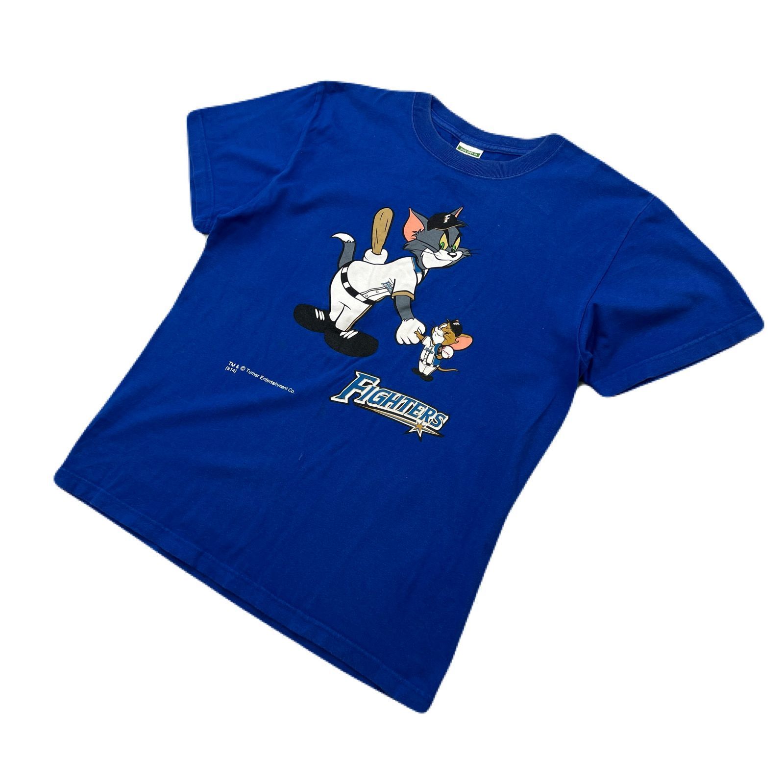 トムとジェリー 日本ハムファイターズ コラボ Tシャツ ブルー Mサイズ 