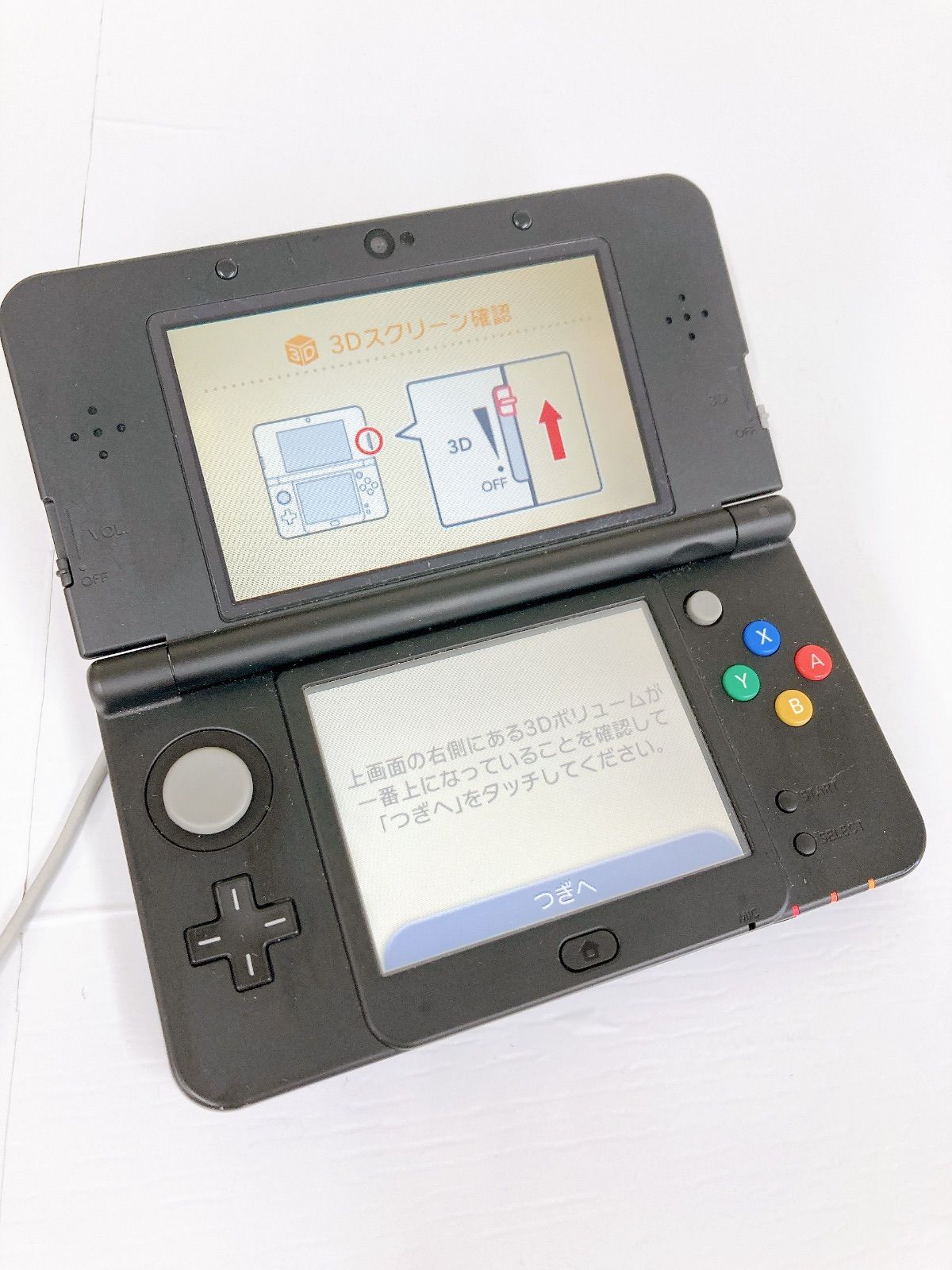 1円〜 動作確認/初期化済 new ニンテンドー3DS LL RED-001 メタリック