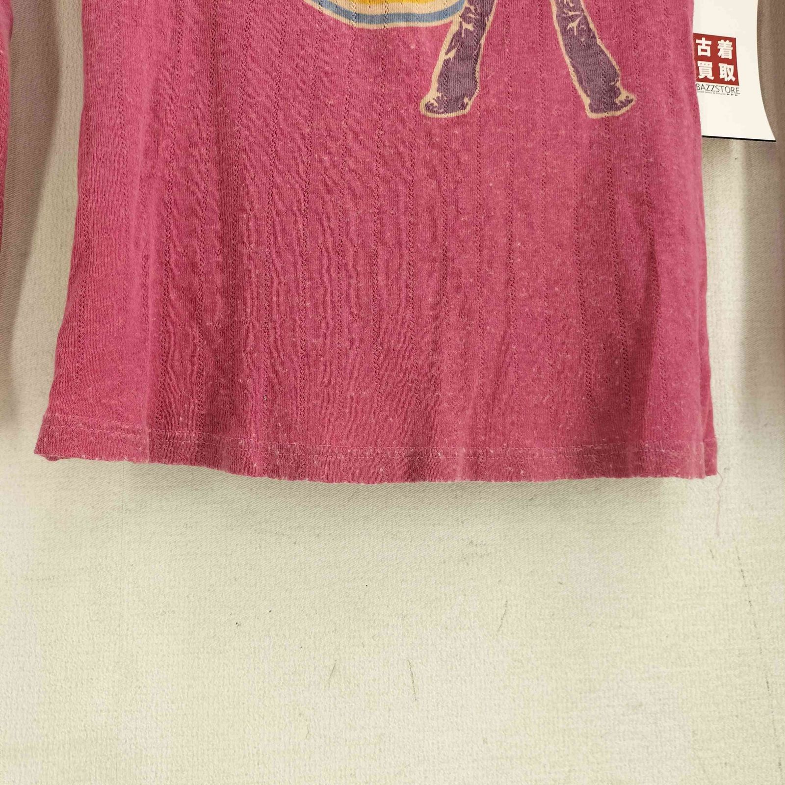 プリント クルーネック