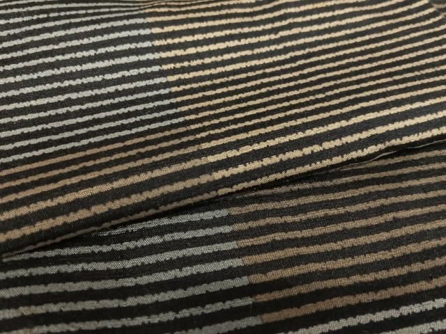 平和屋着物○染色の魔術師 染乃座・大久保玄才 そめのざ玄才 紬 横段文