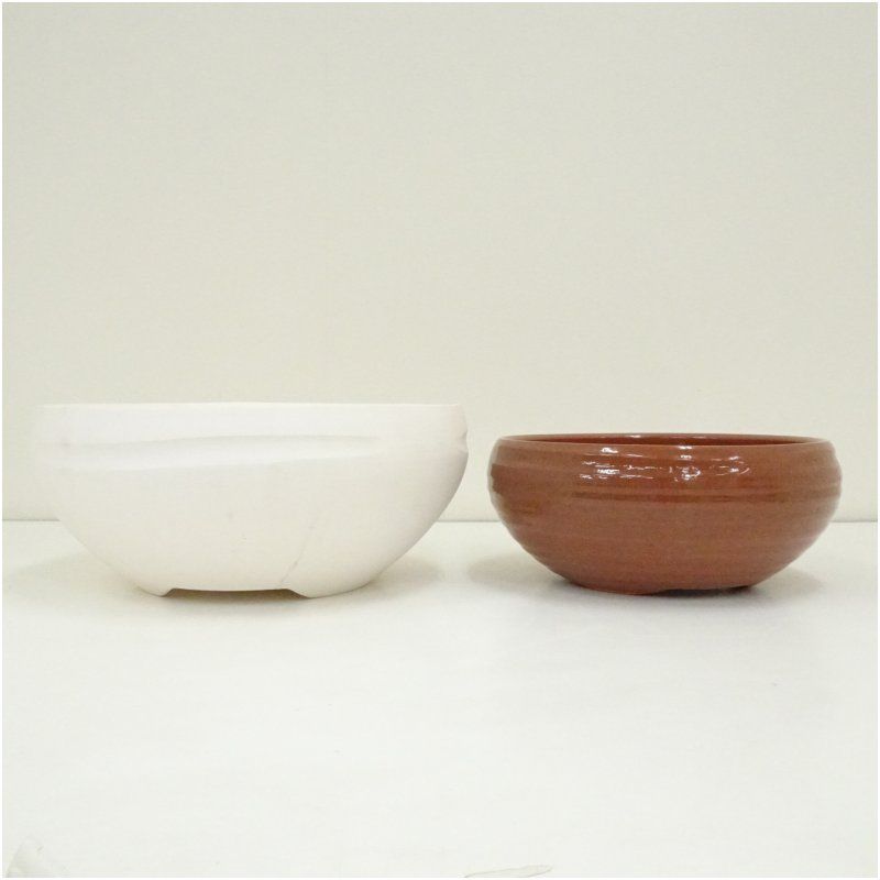 炭道具 半田焙烙一双 茶道 茶道具 おしゃれ 茶器 灰器 はんだ 炉 風炉 半田炮烙 抹茶 お茶 骨董 茶会 茶の湯 tuot