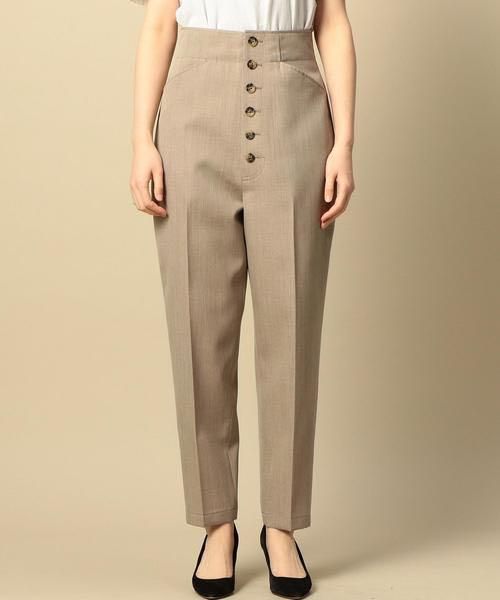＜6(ROKU)＞FRONT BUTTON PANTSボタンテーパードパンツ 6(ROKU)＞FRONT BUTTON PANTSボタンテーパードパンツ