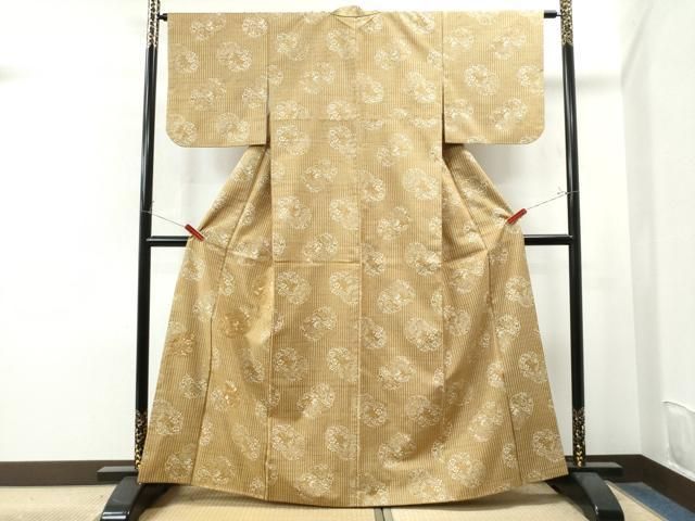 平和屋着物○石川県指定無形文化財 牛首紬 白山工房 手織り 訪問着