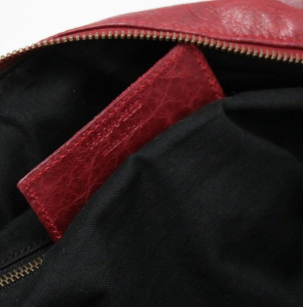 バレンシアガ BALENCIAGA ザ ツィギー 2WAYバッグ レザー 赤 145694