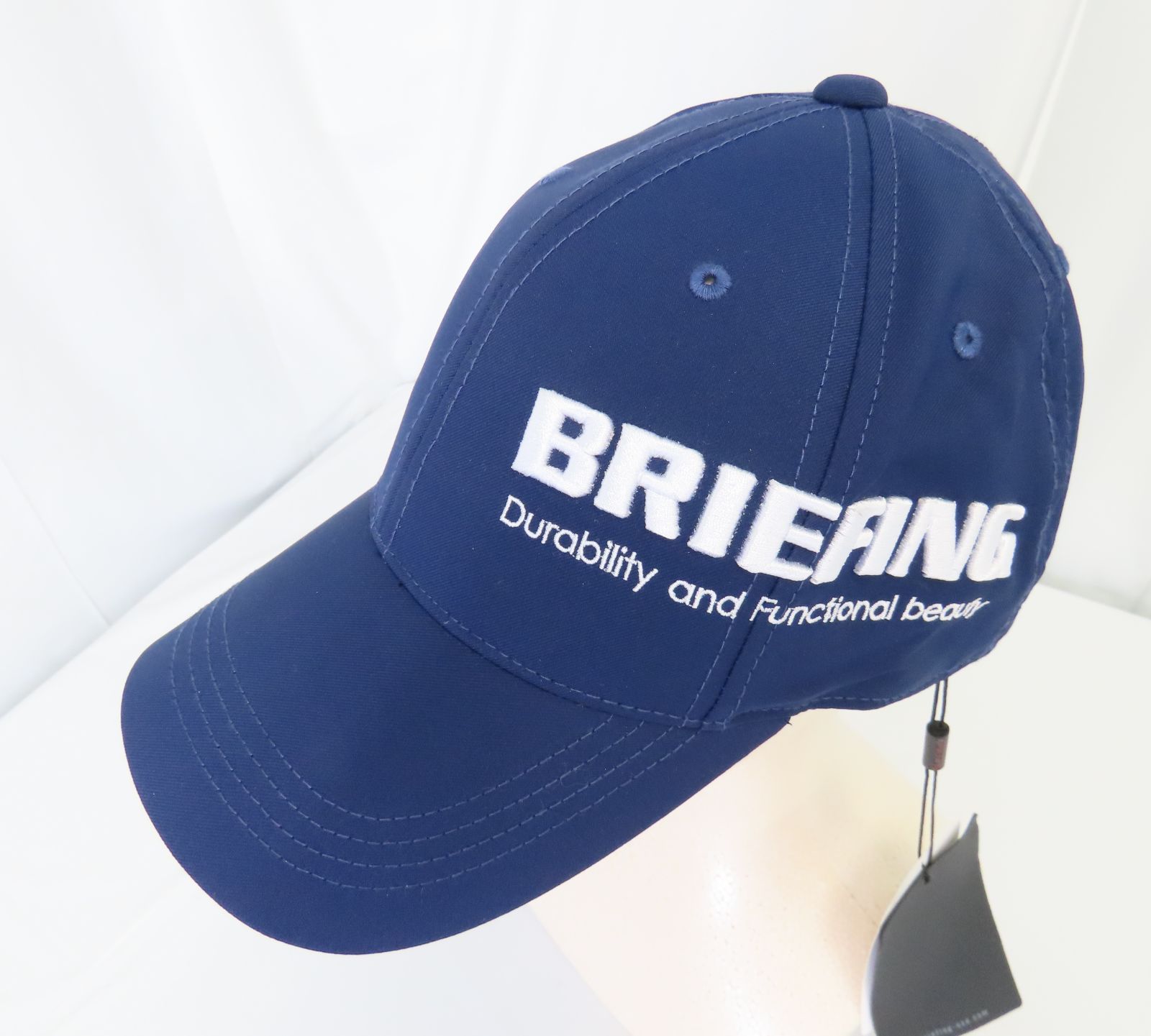 BRIEFING ネイビーキャップ アメリカ国旗付き BRIEFING ネイビー キャップ