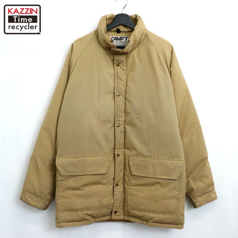 キャンプ7 ダウンジャケット ビンテージ