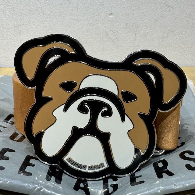 human made LEATHER BELT ベルト　レザー　革 HUMAN MADE (ヒューマンメイド) / HEART LEATHER BELT - GANGSTA