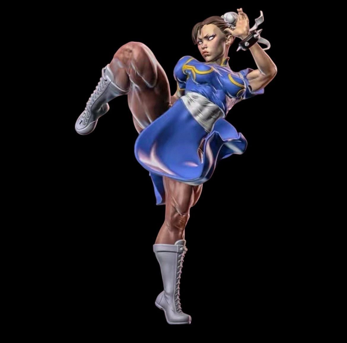 1|4 ガレージキット フィギュア 未塗装 ストリートファイター 春麗 55cm