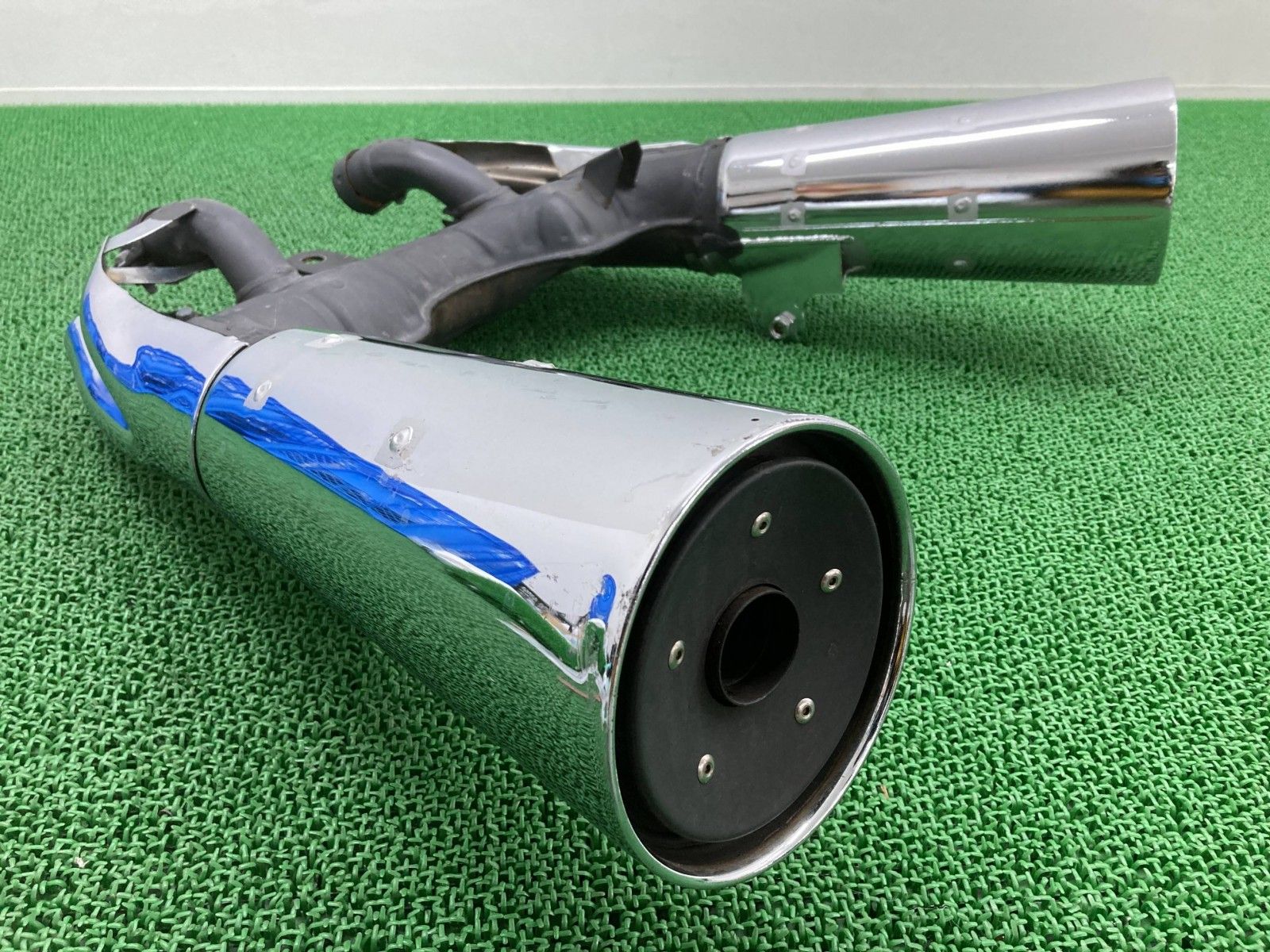 V-MAX サイレンサーマフラー 1UT ヤマハ 純正 バイク 部品 VMAX1200 Vマックス 機能的問題なし 品薄 品 車検 Genuine Zn