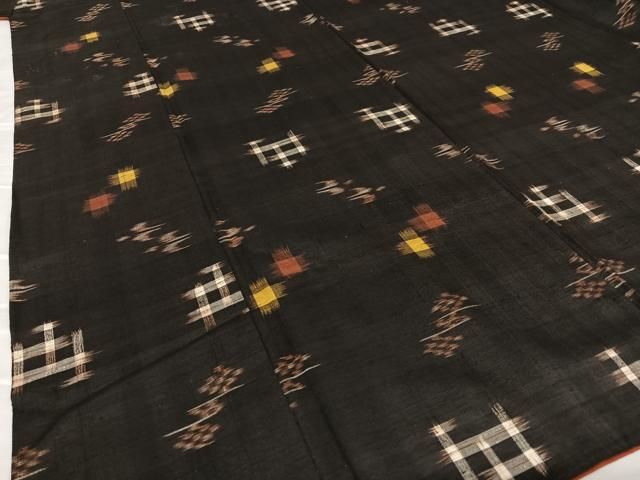 平和屋着物□極上 国指定重要無形文化財 本場久米島紬 手織