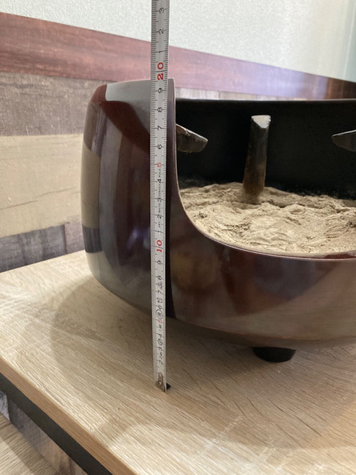 茶道具　唐銅面取釜　新品 茶道具 唐銅面取風炉 通販販売【茶道具】 面取風炉 唐銅 竹地紋