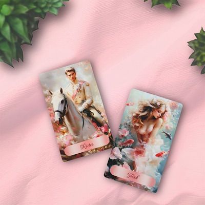 500部 生産 エレガントウーマンルノルマンカード 可憐