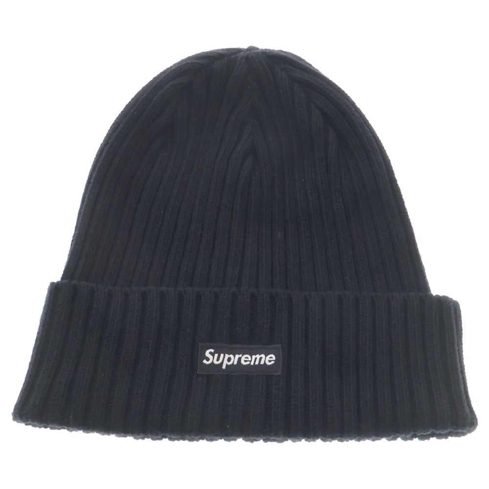 SUPREME シュプリーム 24SS Overdyed Beanie オーバーダイ スモール ロゴ ビーニー ニットキャップ 帽子 ブラック