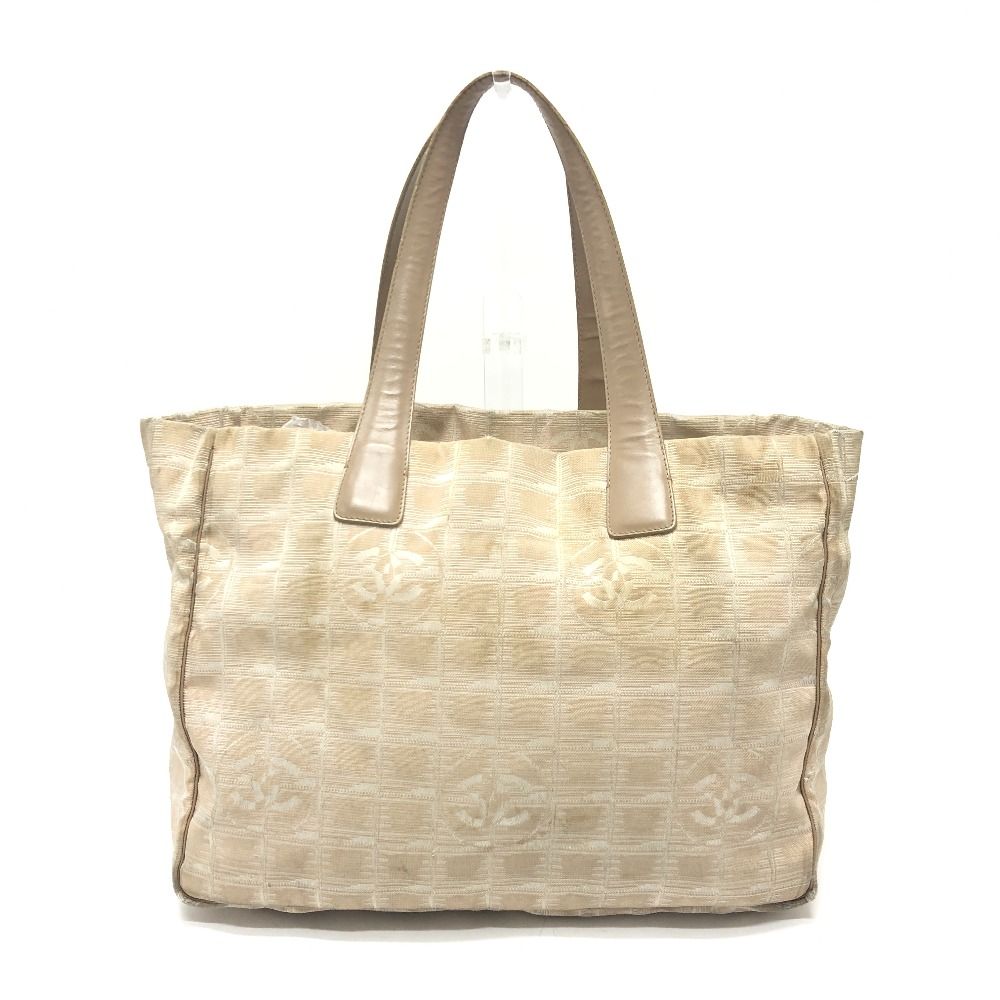 【1点限り】CHANEL シャネル トートバッグ ニュートラベルライン ベージュ CHANEL シャネル ニュートラベルライントートMM ベージュ/GP金具