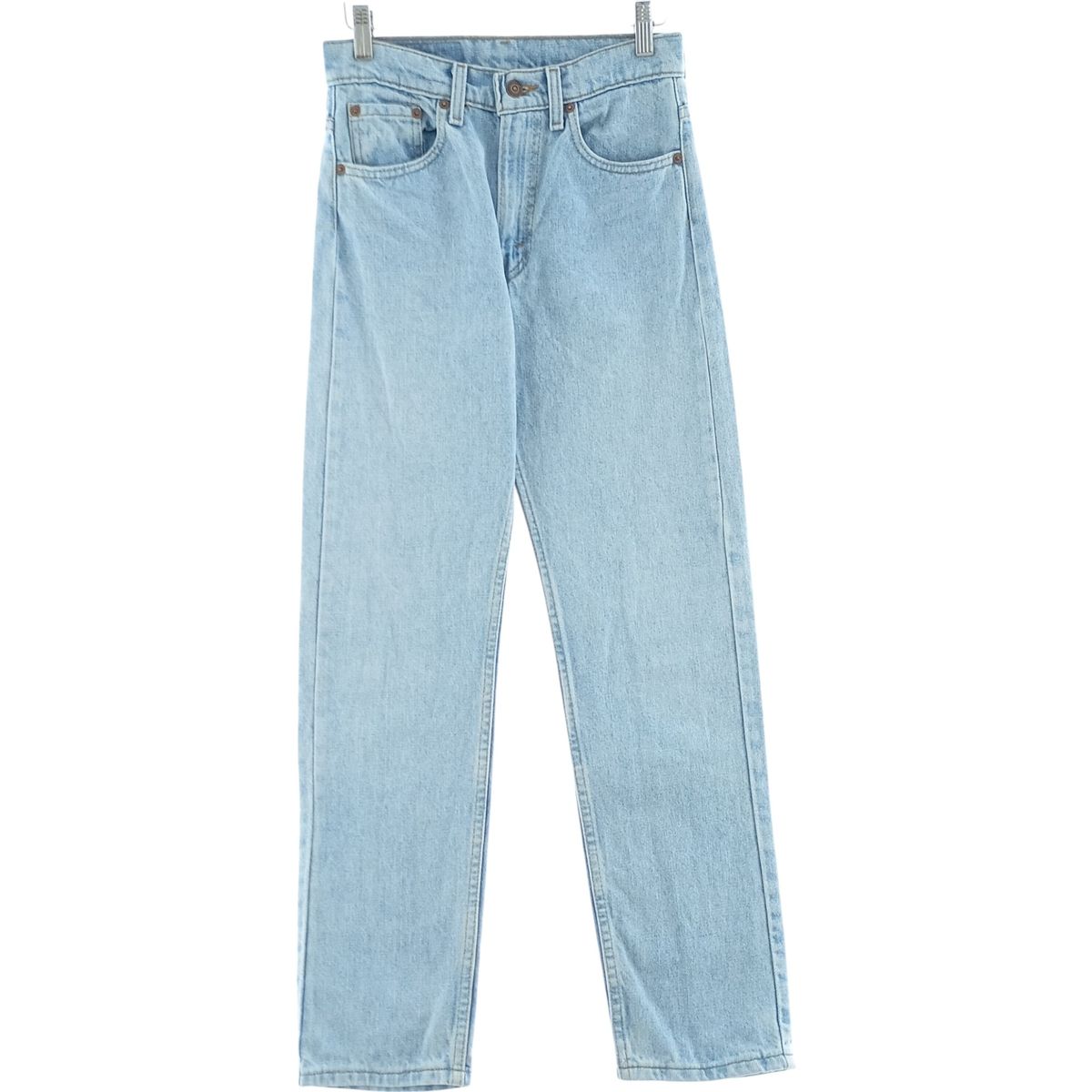 古着 90年代 リーバイス Levi s 505 REGULAR FIT STRAIGHT LEG スリム ストレート デニムパンツ レディースL w28 相当|eaa418330