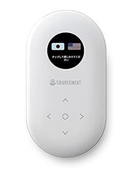 中古】 POCKETALK ポケトーク ホワイト ソースネクスト (SIMは