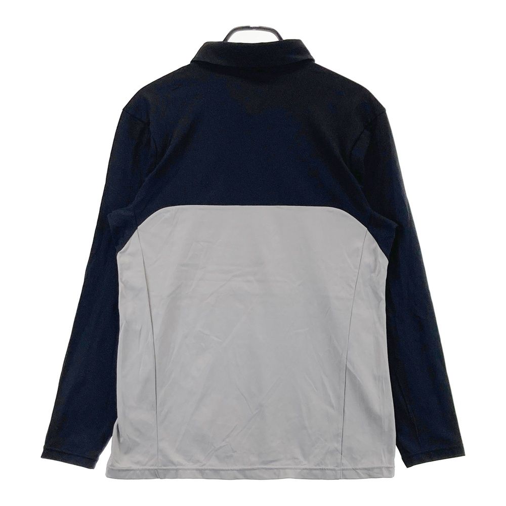 サイズ O DESCENTE GOLF デサントゴルフ 長袖ポロシャツ ブラック系 240101536202 ゴルフウェア メンズ ストスト