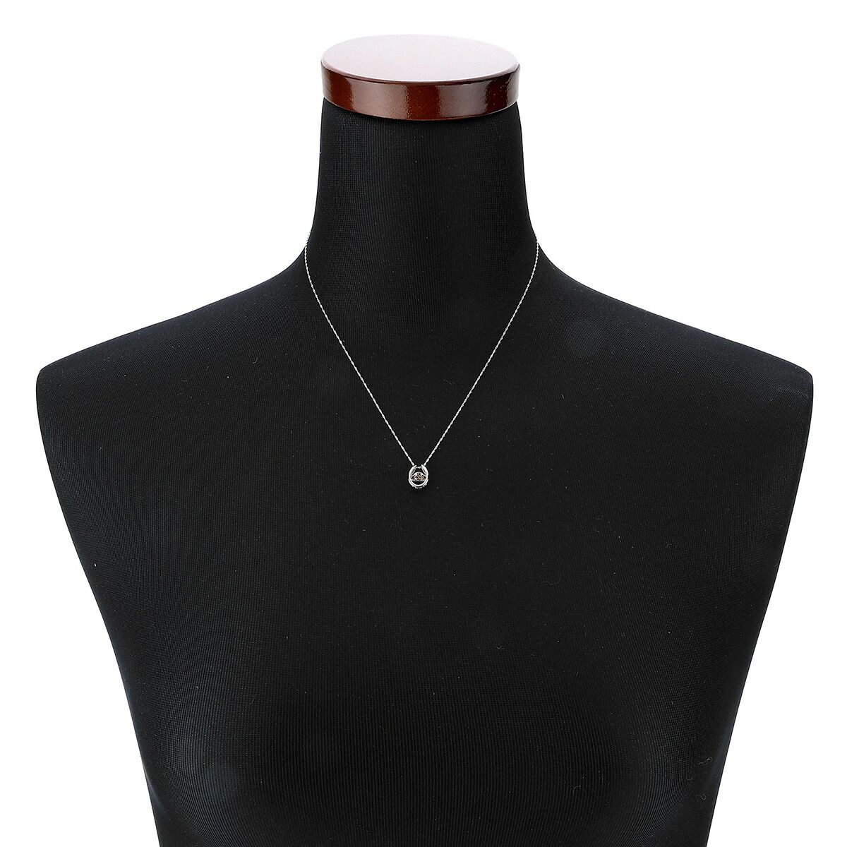 ペンダントネックレス ブラウンダイヤモンド 0.30ct Pt900 中古  