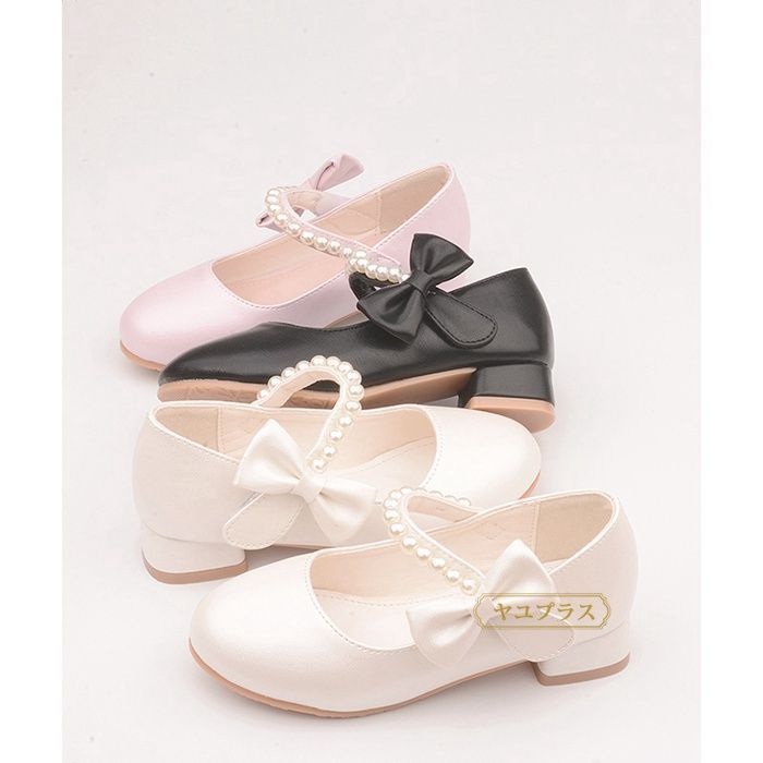 フォーマルシューズ 女の子 子供フォーマル靴 キッズ フォーマル 靴 子供靴 キッズ リボン付き 可愛い 滑りにくい 結婚式 卒業式 発表会 七