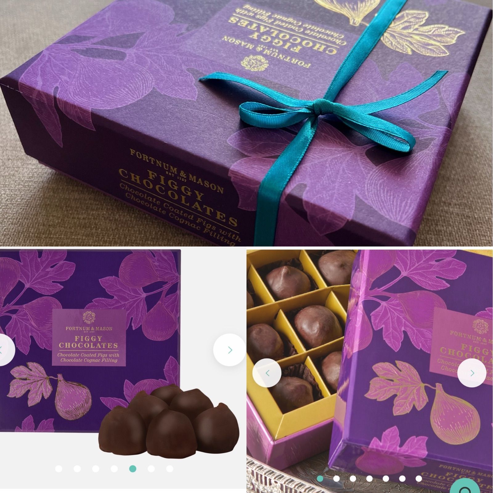 【FORTNUM & MASON】フォートナム＆メイソン チョコレートがけイチジク オーガニック 165g