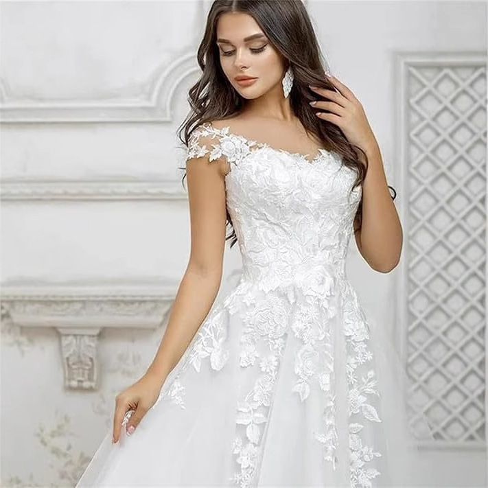 ロング ウエディングドレス