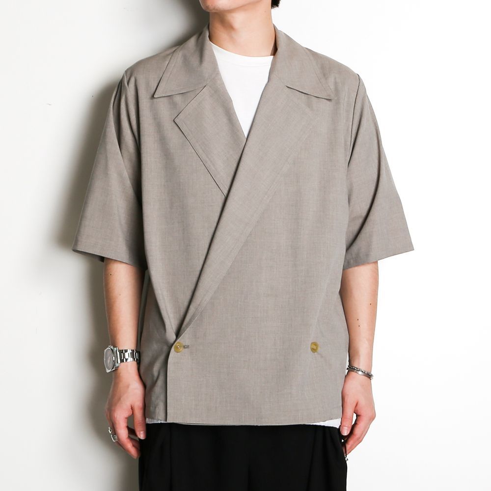 Iroquois/イロコイ】REFLAX WEATHER CLOTH WJK / ダブルブレスト