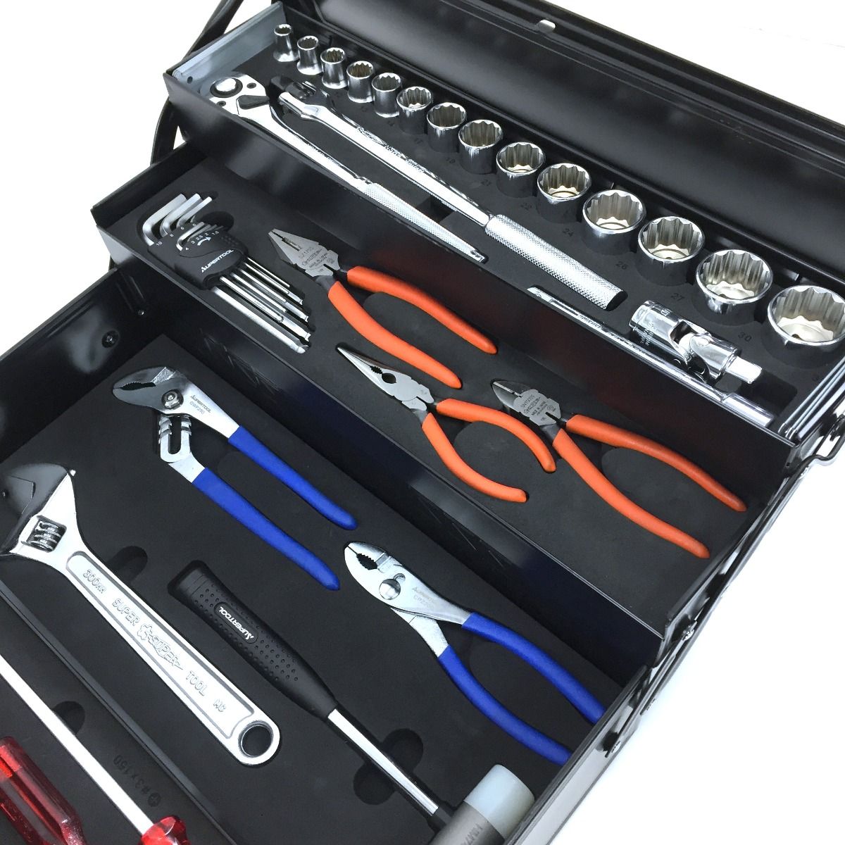 SUPERTOOL スーパーツール プロ用両開き工具デラックスセット S5000DX