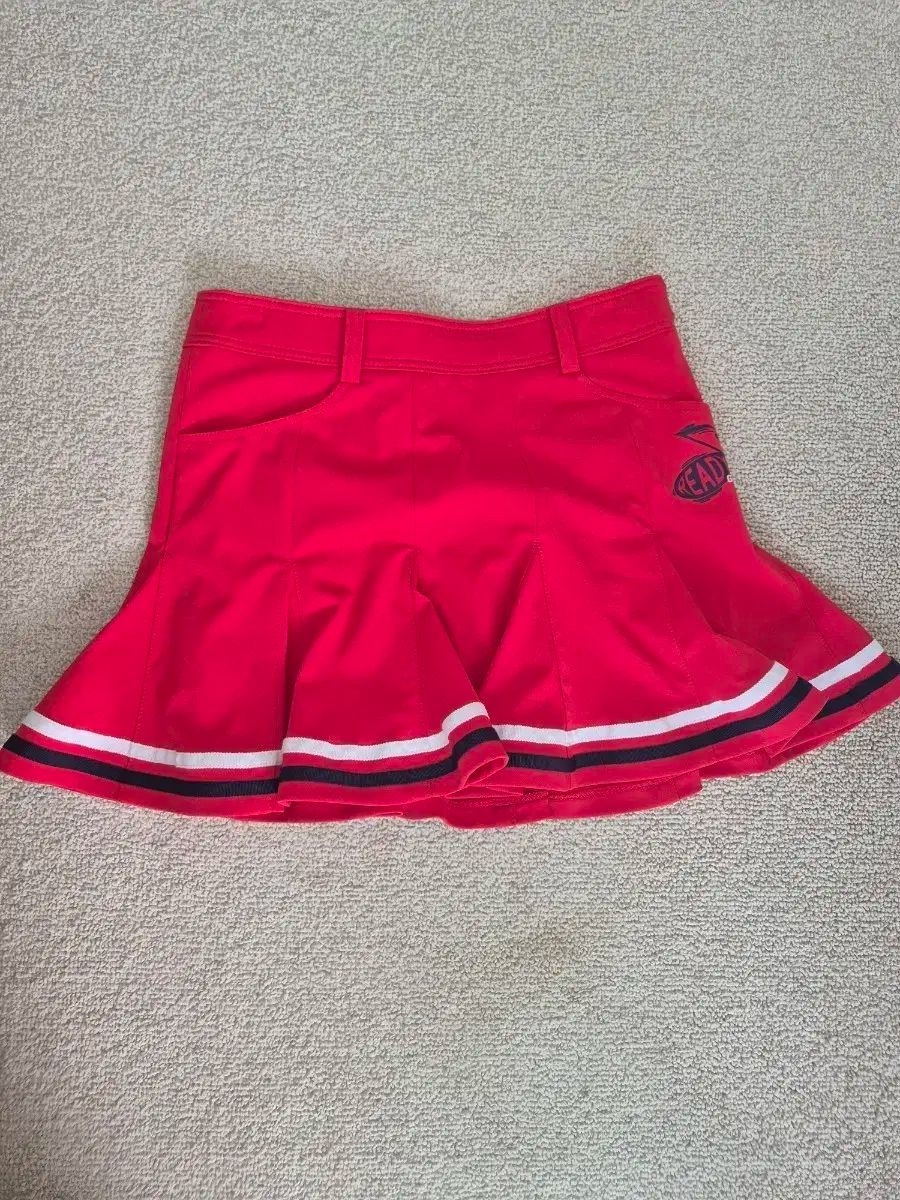 PEARLY GATES 黒ゴルフスカート フリル付き PEARLY GATES(パーリー