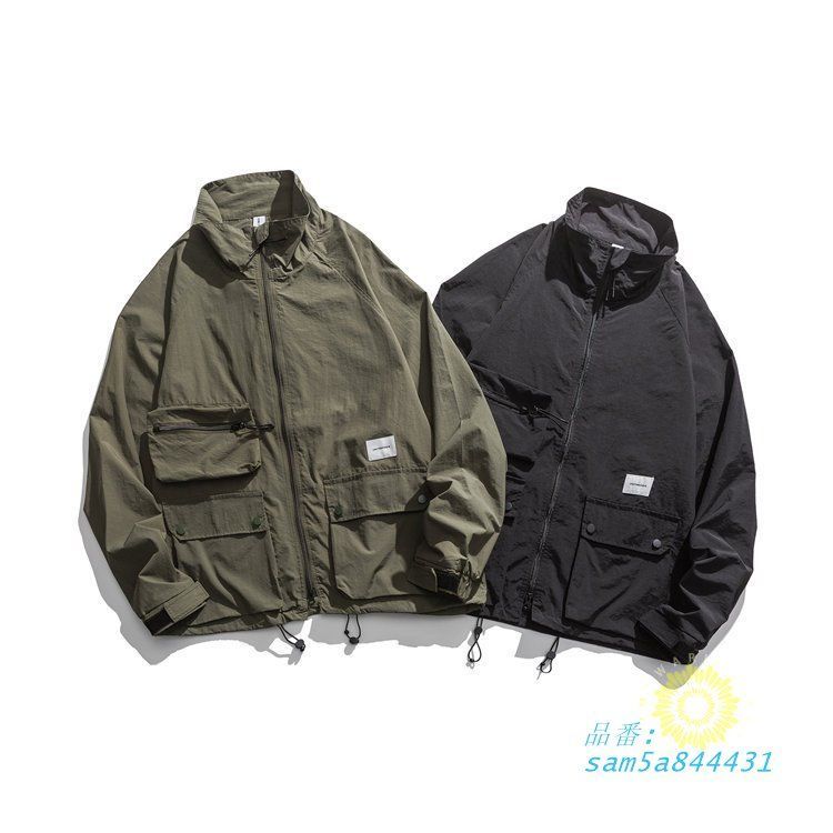 ジャケット メンズ 秋物 秋服 アウター コーチジャケット カジュアル ミリタリージャケット ジャンパー 大きいサイズ アウトドア 防風 フライトジャケット am5a844431