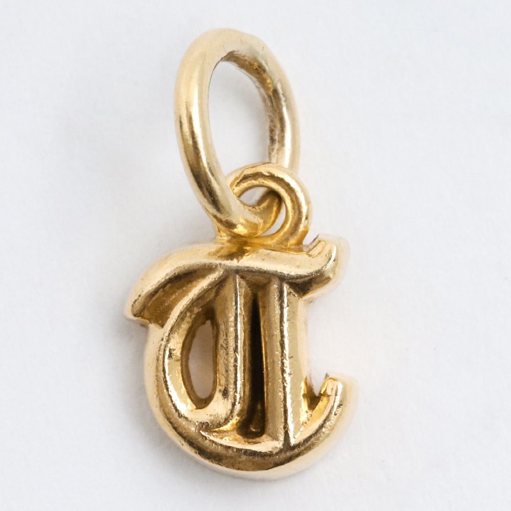 CHROME HEARTS 22K アルファベット T ペンダントチャーム - メルカリ