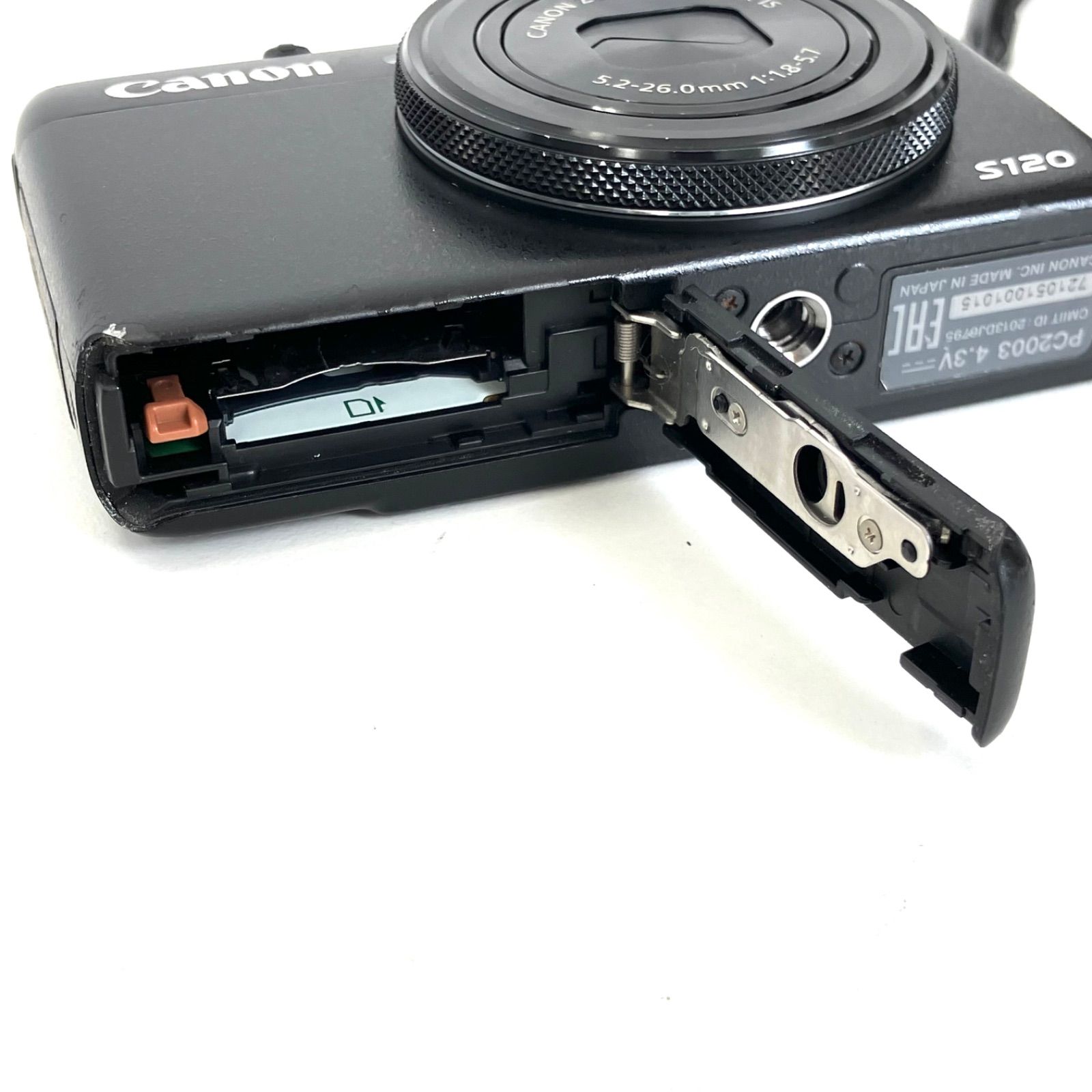 10700】 Canon PowerShot S120 ブラック 充電器つき - メルカリ